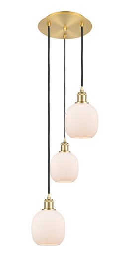 Ballston LED Pendant in Satin Gold (405|113B3PSGG101)