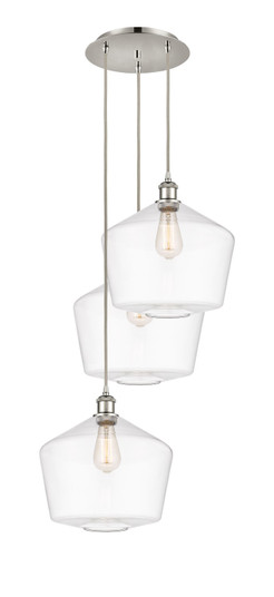 Ballston LED Pendant in Polished Nickel (405|113B3PPNG65212)