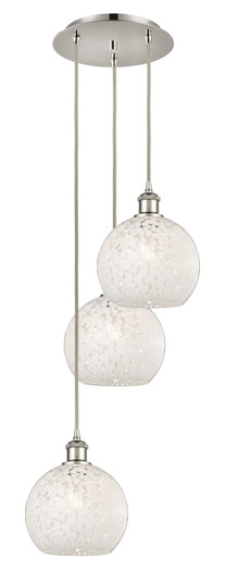 Ballston Three Light Pendant in Polished Nickel (405|113B3PPNG12168WM)
