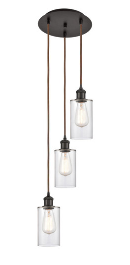 Ballston Three Light Pendant in Oil Rubbed Bronze (405|113B3POBG802)