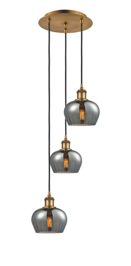 Ballston LED Pendant in Brushed Brass (405|113B3PBBG93)