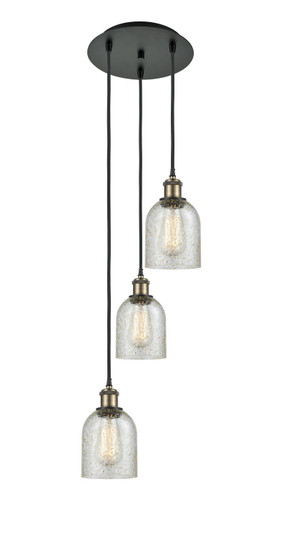 Ballston LED Pendant in Black Antique Brass (405|113B3PBABG259)