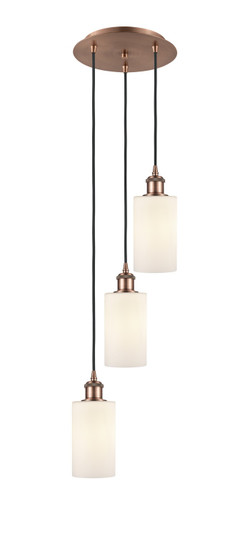 Ballston Three Light Pendant in Antique Copper (405|113B3PACG801)