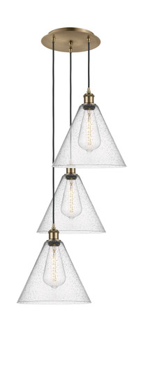 Ballston LED Pendant in Antique Brass (405|113B3PABGBC124) Ballston LED Pendant in Antique Brass (405|113B3PABGBC124)