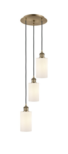 Ballston LED Pendant in Antique Brass (405|113B3PABG801)