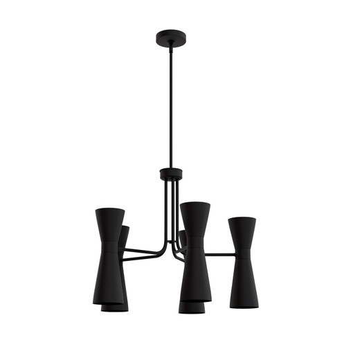 Zola Ten Light Chandelier in Matte Black (47|19896)