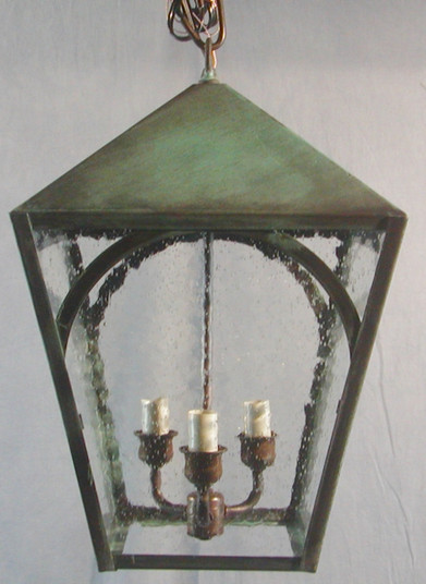 Arlington Three Light Pendant in Verdi Green (265|AR30613VGSS)