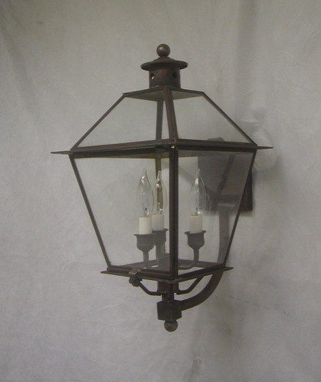 Kojan Three Light Wall Mount in Dark Brass (265|91421DBC)