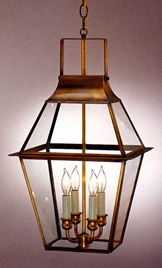 Potts Four Light Pendant in Antique Brass (265|90523ABC)