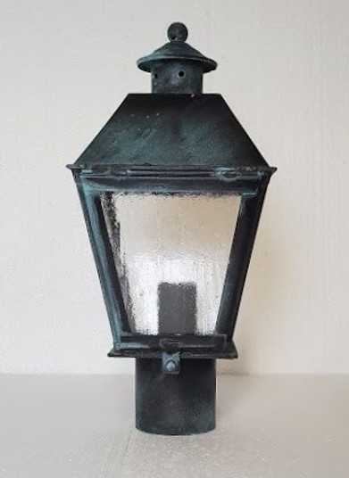 Krenshaw One Light Post Mount in Verdi Green (265|45113VGS)