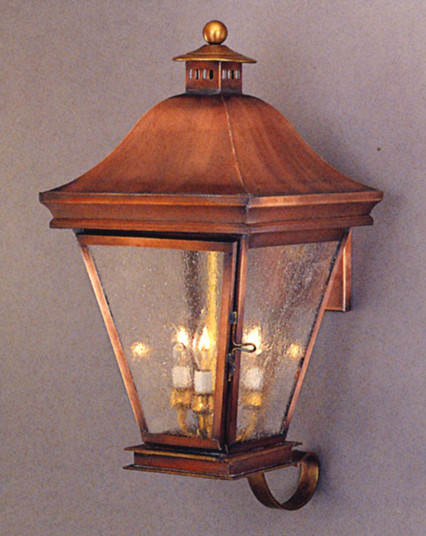Quinly Three Light Wall Mount in Antique Copper (265|35311ACS)