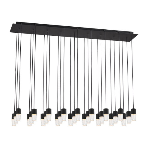 Lassell LED Chandelier in Nightshade Black (182|SLCH39427B277)