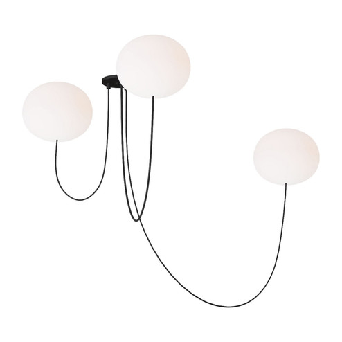 Helium LED Chandelier in Matte Black (182|PBCH36727OPB)