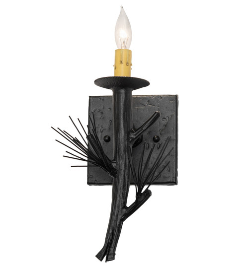 Lone Pine One Light Wall Sconce in Black Metal (57|269264)