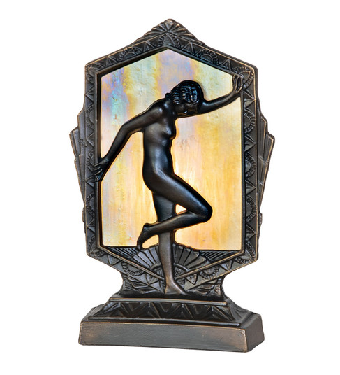 Posing Deco Lady One Light Accent Lamp in Antique Brass (57|268414)