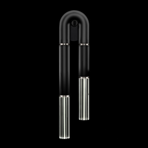 Antonia LED Wall Sconce in Black/Nickel/No Parchment (48|922550120ST)