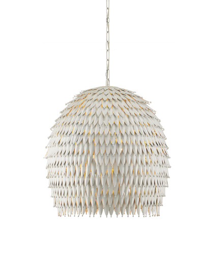 Overlay Three Light Pendant in White (142|90001161)