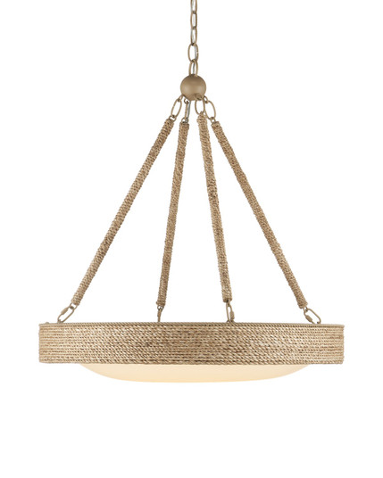 Hopscotch One Light Chandelier in Natural/Frosted White/Beige/Sugar White (142|90001148)