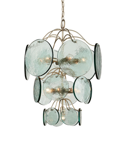 Rovigo 13 Light Chandelier in Clear/Silver Leaf (142|90001100)