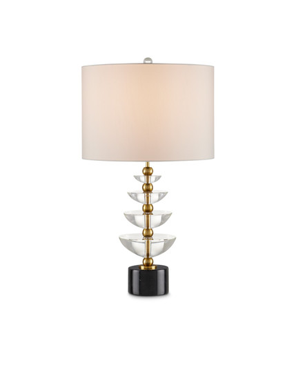 Waterfall One Light Table Lamp in Clear/Natural/Brass (142|60000872)