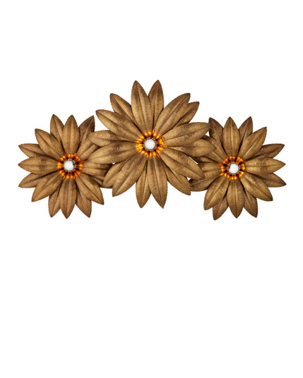 Alithea Three Light Wall Sconce in Antique Brass (142|50000245)