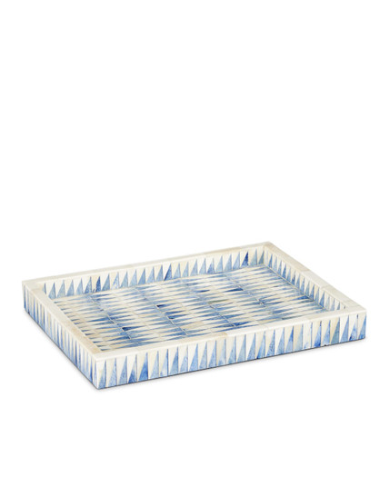 Nadene Tray in Blue/White (142|12000764)