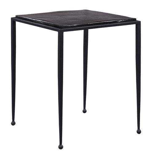 Wavelet Side Table in Matte Black (52|22979)