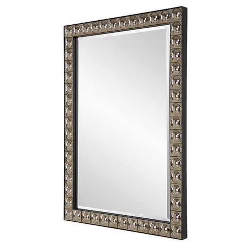 Silvio Vanity Mirror in Antiqued Silver-champagne Plating (52|09944) Silvio Vanity Mirror in Antiqued Silver-champagne Plating (52|09944)