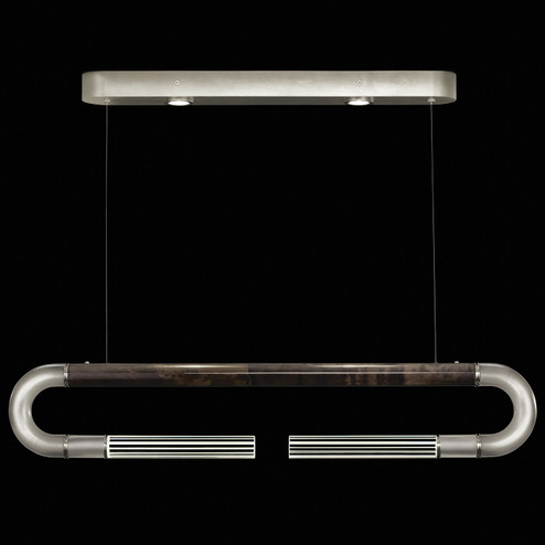 Antonia LED Linear Pendant in Silver Leaf/Nickel/Charcoal (48|924140421ST)