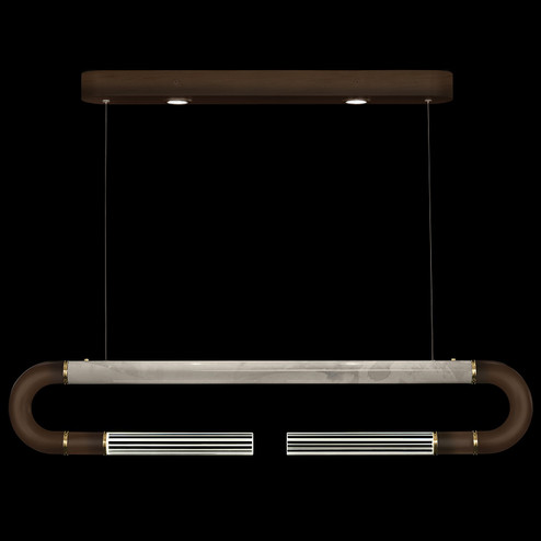Antonia LED Linear Pendant in Bronze/Brass/Smoke (48|924140212ST)