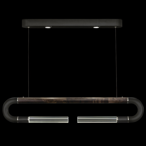 Antonia LED Linear Pendant in Black (48|924140121ST)