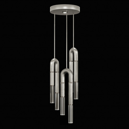 Antonia LED Pendant in Silver Leaf/Nickel/No Parchment (48|923840420ST)