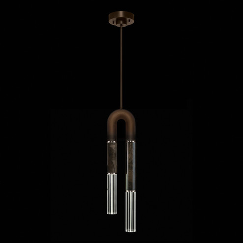 Antonia LED Pendant in Bronze/Nickel/Charcoal (48|923340221ST)