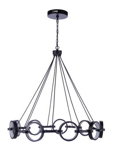 Context LED Chandelier in Flat Black (46|59329FBLED)