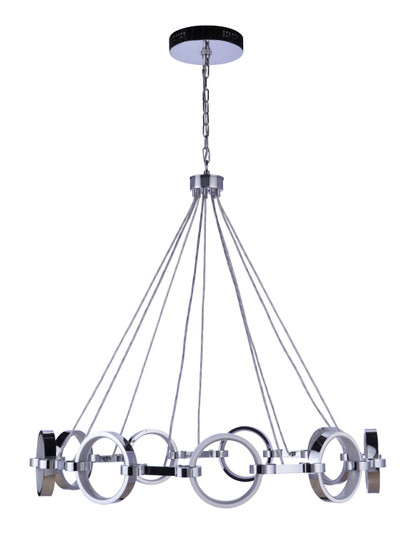 Context LED Chandelier in Chrome (46|59329CHLED)