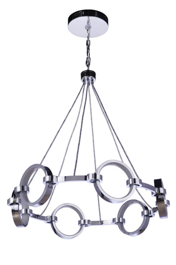 Context LED Chandelier in Chrome (46|59326CHLED)