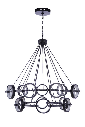 Context LED Chandelier in Flat Black (46|59315FBLED)
