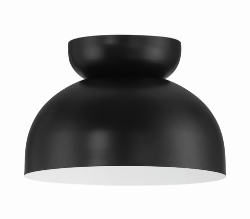 Ventura Dome One Light Flushmount in Flat Black (46|59181FB) Ventura Dome One Light Flushmount in Flat Black (46|59181FB)