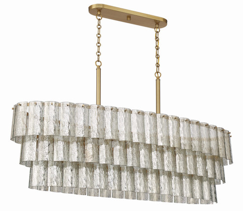 Museo Seven Light Island Pendant in Satin Brass (46|48677SB)