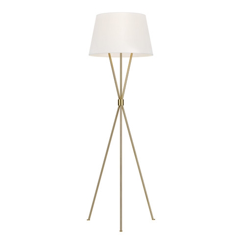 Penny One Light Floor Lamp in Burnished Brass (454|ET1071BBS1)