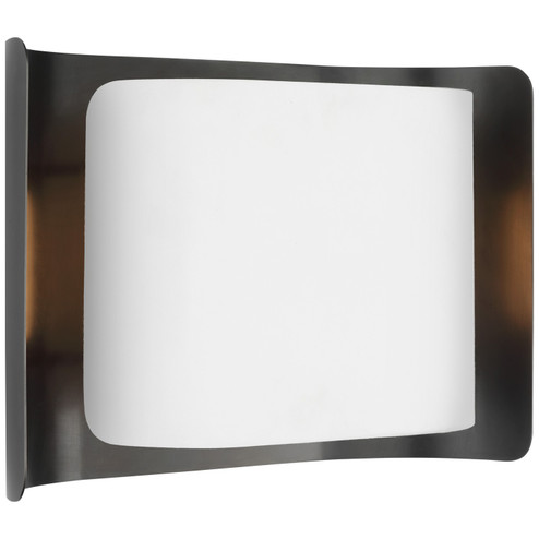 Penumbra LED Wall Sconce in Bronze and White (268|WS2071BZWHT)