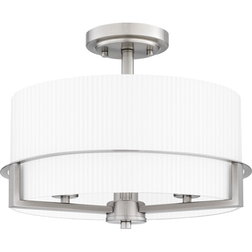 Seymour Three Light Semi Flush Mount in Brushed Nickel (10|SEY1715BN)