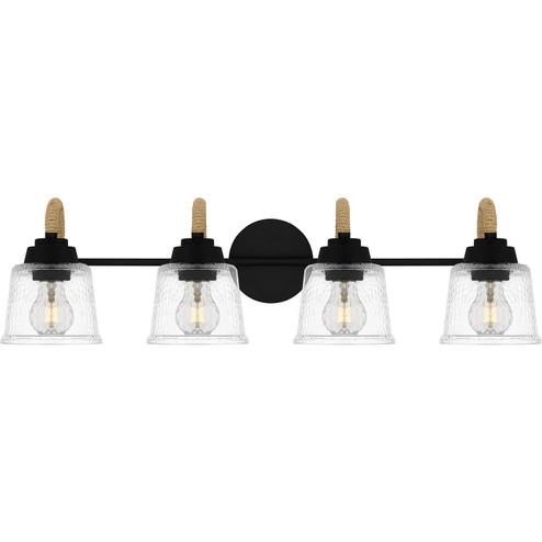 Seabreeze Four Light Bath in Matte Black (10|SEB8631MBK)