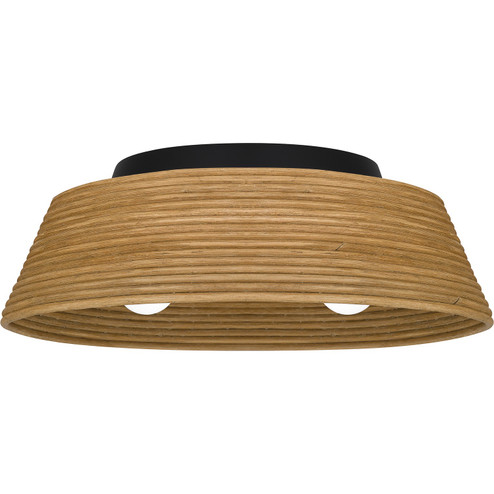 Quoizel Flush Mount Three Light Flush Mount in Matte Black (10|QFL6167MBK)