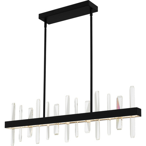 Regal LED Linear Chandelier in Matte Black (10|PCRGL138MBK)