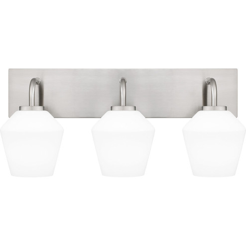 Nielson Three Light Bath in Brushed Nickel (10|NIE8621BN)