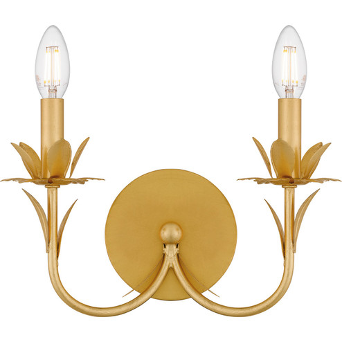 Maria Two Light Wall Sconce in Gold Leaf (10|MAA8712GFL)