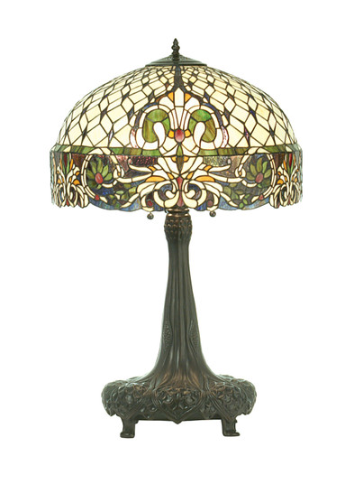 Rococo 31'' Table Lamp in Ha Beige Green/Blue Burgundy (57|81723)