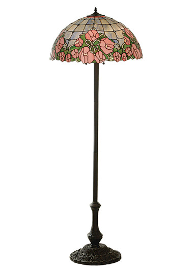Cabbage Rose Three Light Floor Lamp in Cabai Pink Pink (57|81721)