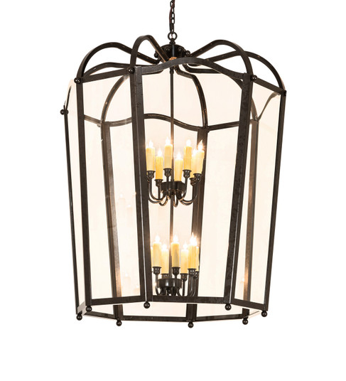 Citadel 16 Light Pendant in Black Metal (57|270313)